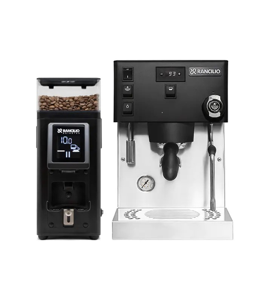 Rancilio Silvia Pro X schwarz + Stile schwarz